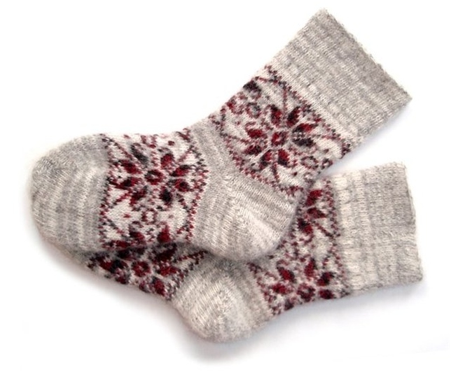 Stricksocken auf 5 Stricken 02