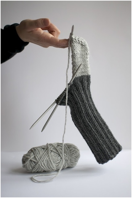 Stricksocken für Anfänger 01