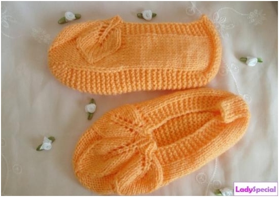 Strickschuhe mit Schnurrherren 06