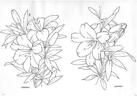 Stickerei von Stitch: Arbeitspläne für Zeichnungen mit Blumen 06