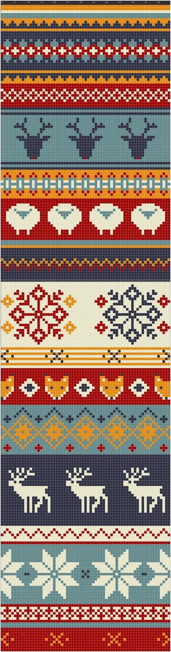 Jacquard-Muster mit Stricknadeln: Schemata und Beschreibungen des Strickens skandinavischer Ornamente 01