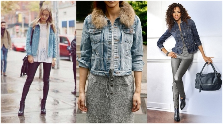 Was tragen Sie eine Jeansjacke?? Empfehlungen zum Erstellen eines Bildes mit verschiedenen Modellen von Jacken 06