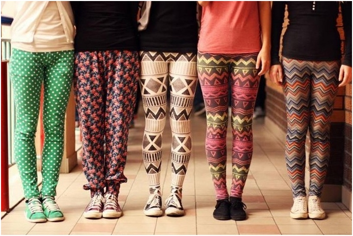 Was zum Tragen von Leggings?? Universalkombinationen und Kombinationsregeln 07