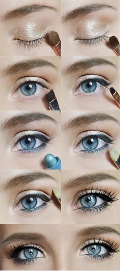 Make-up-Auge. Make-up-Technik 02