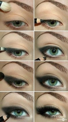 Make-up-Auge. Make-up-Technik 04