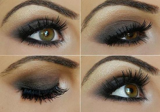 Makeup Smokey Ice: Schritt-für-Schritt-Anweisung. Smoky Make-up für braune, blaue, graue und grüne Augen 09