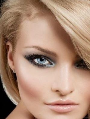 Hochzeits-Make-up für blaues Auge 03