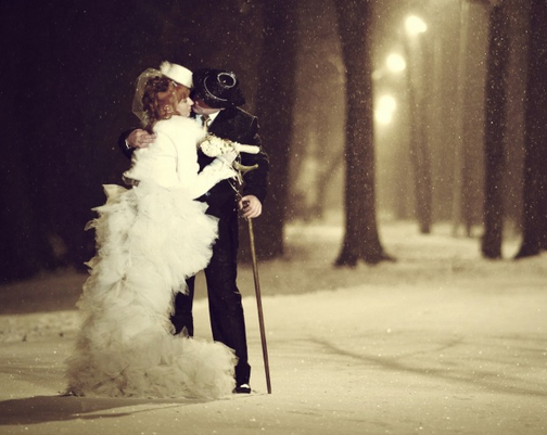 Hochzeitswinter: Ideen. Was zum Tragen im Winter für eine Hochzeit? 08