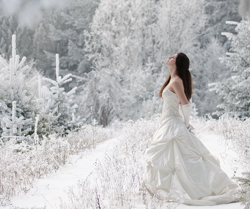 Hochzeitswinter: Ideen. Was zum Tragen im Winter für eine Hochzeit? 10