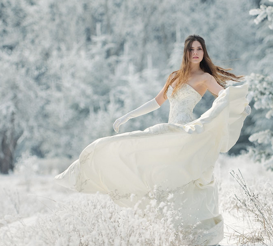 Hochzeitswinter: Ideen. Was zum Tragen im Winter für eine Hochzeit? 11