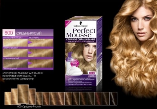 Farbe Mousse Schwarzkopf: Palette 02