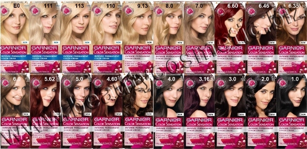 Haarfarbenpalette (Garnier) 13