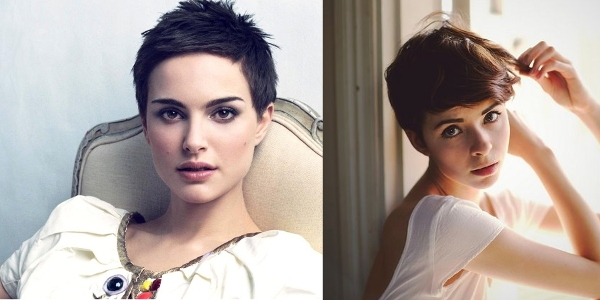 Pixie Haircut - Styling-Ideen. Rundgesicht Haarschnitt. 04