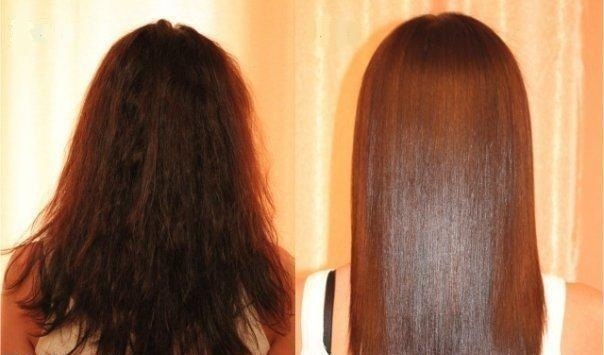 Brasilianisches Haar Glätten: Bewertungen. Die Vorteile der Keratin-Berichtigung 05