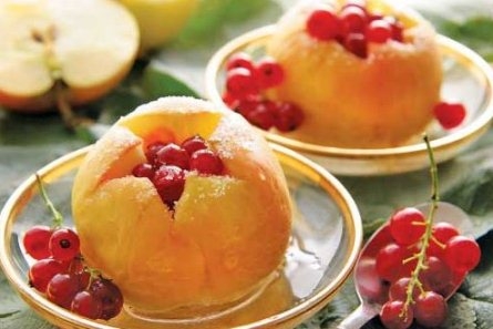 Gebackene Äpfel im Ofen - aromatisch und nützlich Dessert 03