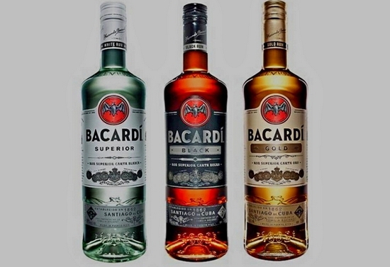 Bacardi: mit dem, was und wie weiß und schwarzer Rum trinken? 01