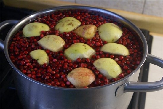 Kompott aus Lingonberries für den Winter: Rezepte mit Äpfeln, Birnen, mit Sterilisation und ohne 01