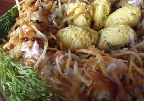 Gluhahar-Sockel-Salat: Schritt-für-Schritt-Rezept 09