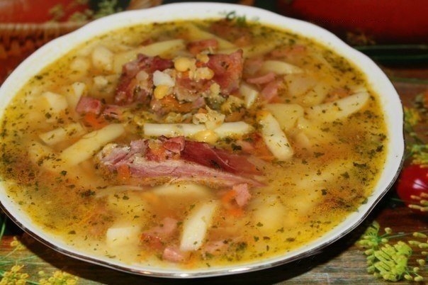 Wie man Erbsensuppe kocht, geraucht? Rezepte für jeden Tag 03