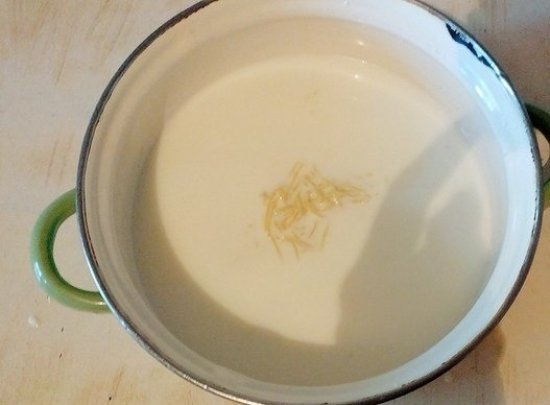 Milchsuppe mit Vermicelline - leckeres und nützliches Frühstück. Eine Auswahl der besten Rezepte 04