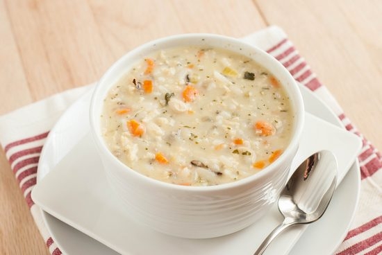 Köstliche Reissuppe mit Huhn: Rezepte mit Fotos, Kalorien 01