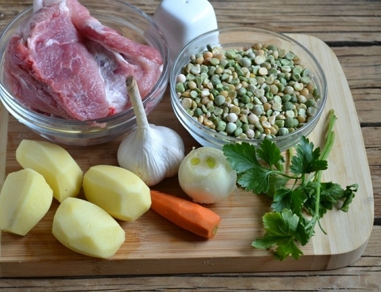 Erbsensuppe mit Schweinefleisch: «lecker» Rezepte und nützliche Tipps 04