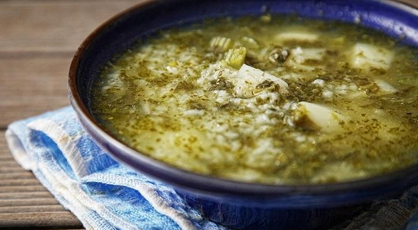 DOPF-SORIE-SOUP. Suppensuppe mit Ei. 03