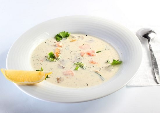 Käsesuppe: Ein Diät, Hähnchensellerrezept, Sahnungssuppe mit geschmolzenem Käse 06