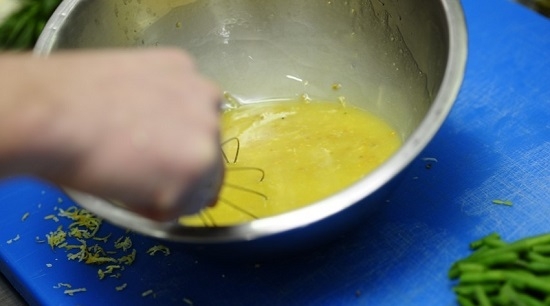 Poll-Bohnensalat: Kochen Rezepte mit Huhn, Ei und Rindfleisch 08