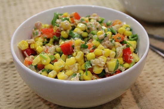 Rezepte mit Fotos von Salat mit marinierten Champignons 09