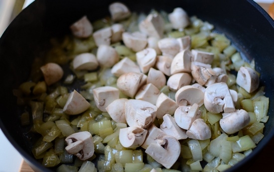 Salat mit Schinken und Pilzen: Rezepte mit Fotos 04