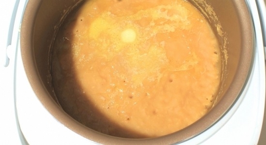 Erbsenbrei in Multicooker «Polaris»: Rezepte zum Kochen eines köstlichen und nützlichen Frühstücks mit einem Foto 06