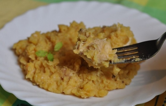 Erbsenbrei in Multicooker «Polaris»: Rezepte zum Kochen eines köstlichen und nützlichen Frühstücks mit einem Foto 07