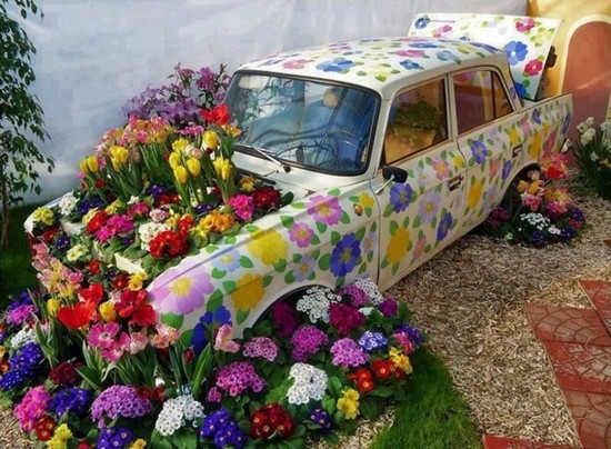 Jährliche und mehrjährige Blumen in der Hütte, blühen den ganzen Sommer 09