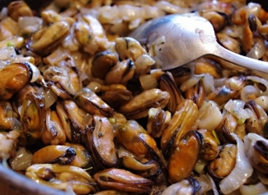 Wie man kocht - kochen, fry, marine - Muscheln gefroren gereinigt: Rezepte 06