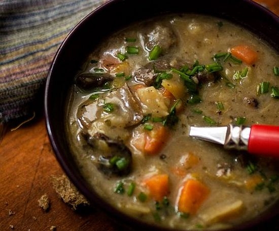 Kohleintopf mit Pilzen: Rezepte mit Kartoffeln, Huhn, Reis, Bohnen, Auberginen, Wurst 03