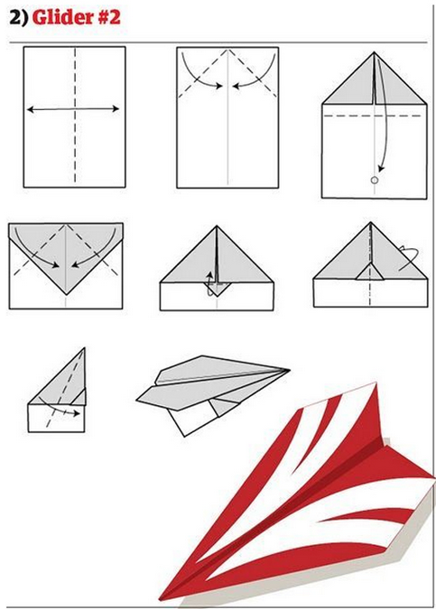 So erstellen Sie ein Papierflugzeug? Tipps und einfache Anfängerschemata 05