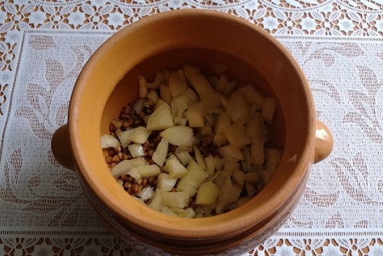 Huhn mit Buchweizen im Backofen: Schritt-für-Schritt-Rezepte mit Fotos 07