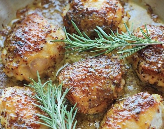 Huhn in Honig-Senfsauce: Kochen und Multicooker. Medovo-Senf-Marinade-Rezept 03