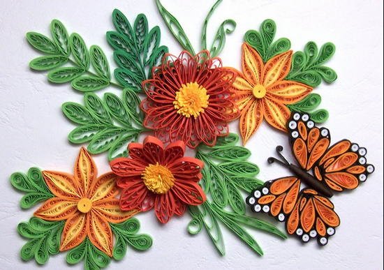 Quilling-Farben: Haupt- und Meisterklasse wichtige Wege 03