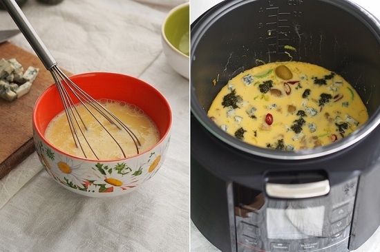 Omelett mit Zucchini: Kochen Rezepte im Backofen und Multicooker 11