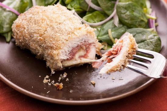 Hühnerfilet rollt mit verschiedenen Stopfplätzen: Rezepte mit Fotos 08