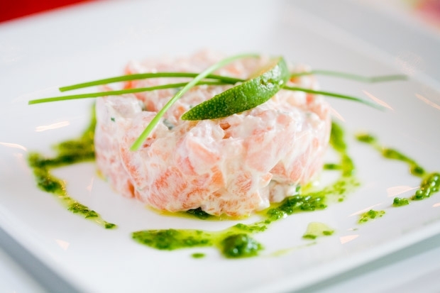 Salmon Tartar: Rezepte. Wie kocht man Tatar?? 01