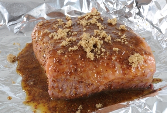 Schweinefleischrezepte in der Folie in der Folie gebacken, ganze Stück und Stücke 03