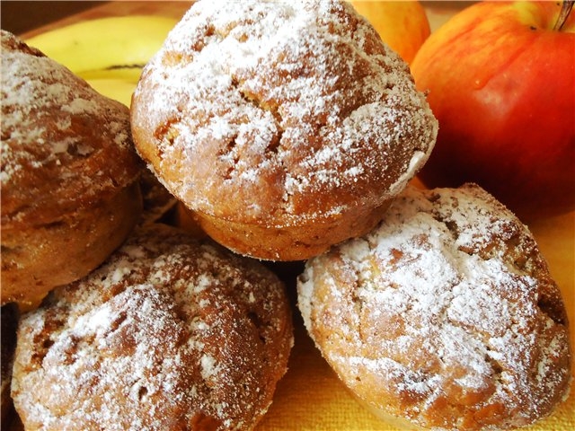 Bananen Muffins. Kochgeheimnisse und spezielle Rezepte 03