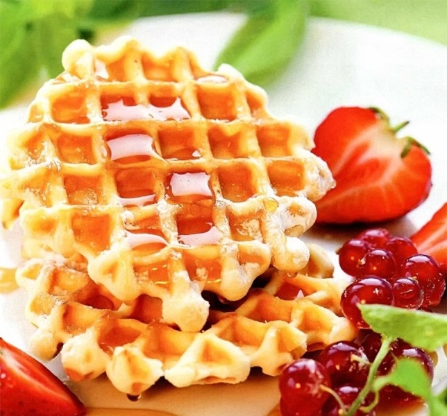 Belgische Waffeln: Rezepte. Vorbereitung belgischer Waffeln in den Traditionen der nationalen Küchen 03