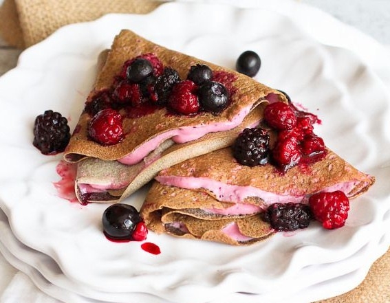 Buchweizenmehlpfannkuchen: Rezepte von Hefe und Barren 02