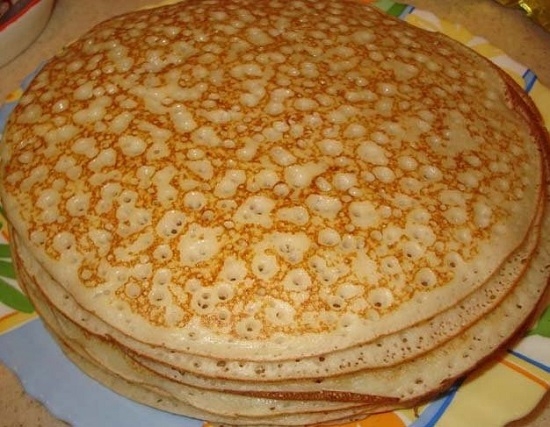 Pfannkuchen-Hefe schnell auf Trockenhefe: Kochen Rezepte und kulinarische Tipps 08