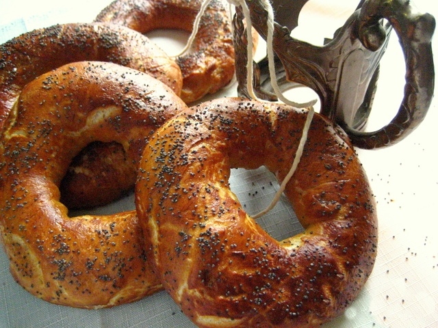 Bagels: Backrezept. Gefüllte Bagels 02