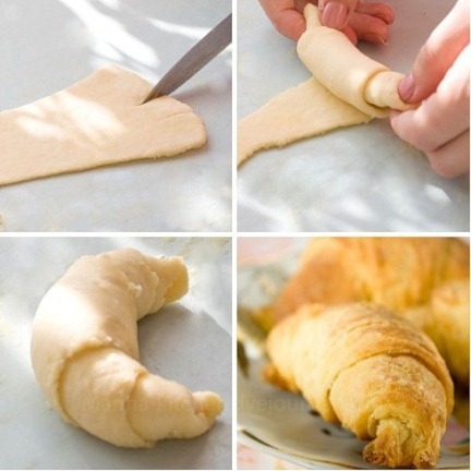 Croissants aus Blätterteig 03